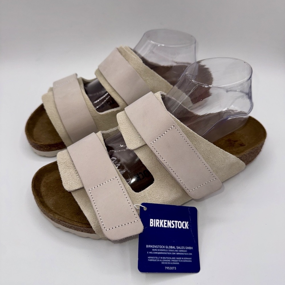 Birkenstock Uji Sandals Women's Size 10 EU 41 Antique White Leather